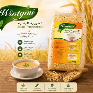 الحريرة البلدية – 450غ و900غ | للبيع بالجملة